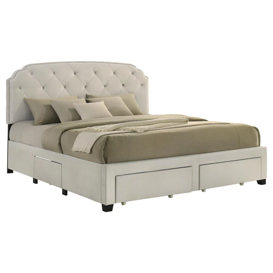 Marianna - 4-Drawer Upholstered Storage Bed - Image 13