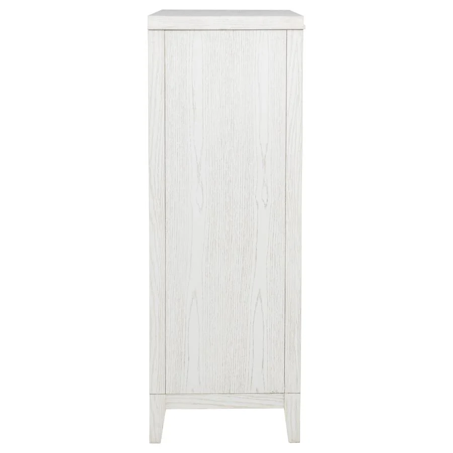 Marielle - 5-Drawer Bedroom Chest - Distressed White - Image 9