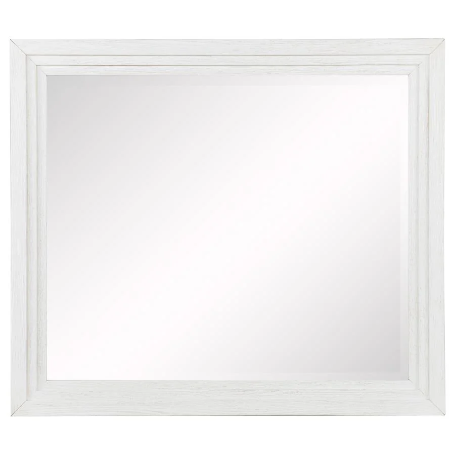 Marielle - Dresser Mirror - Distressed White - Image 3