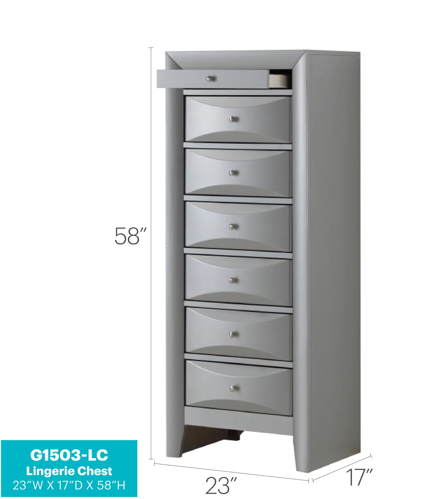 Marilla - 7 Drawer Lingerie Chest - Image 20