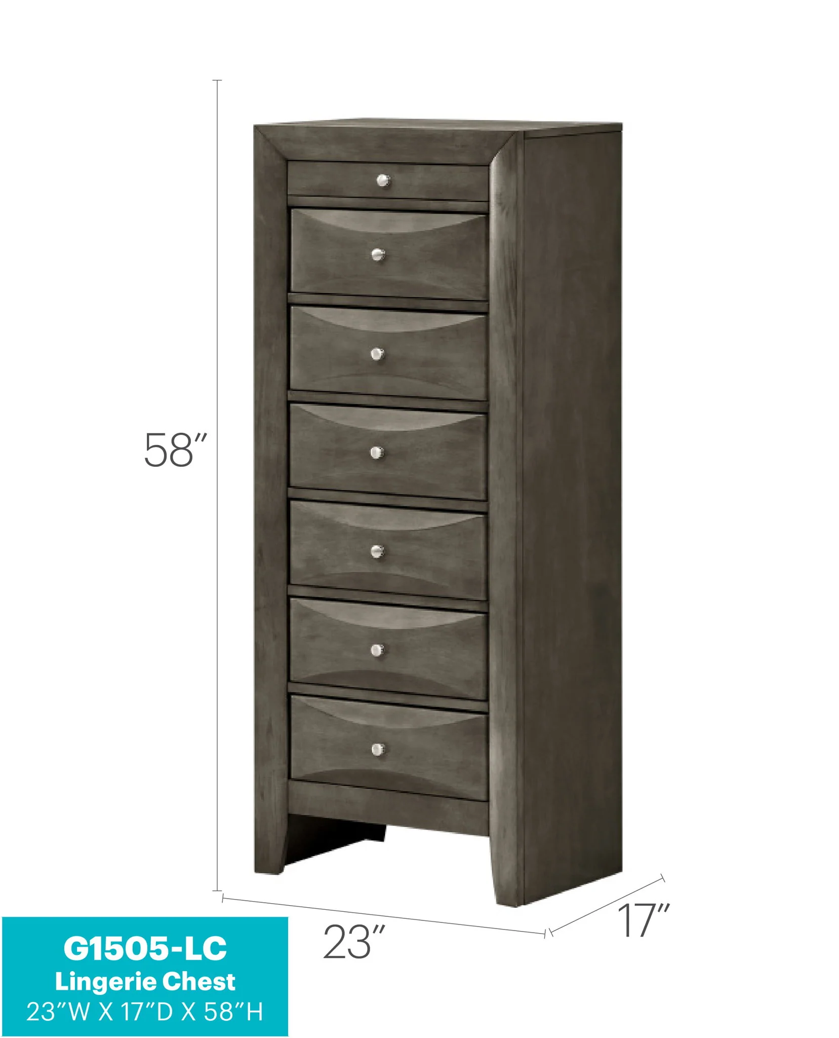 Marilla - 7 Drawer Lingerie Chest - Image 22