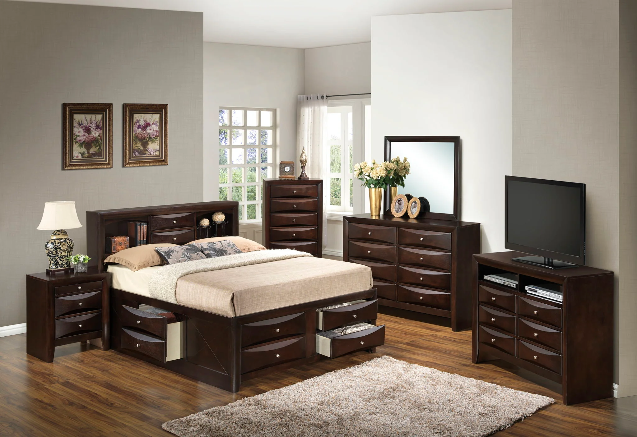 Marilla - Storage Bed With Bookcase Headboard - Image 5