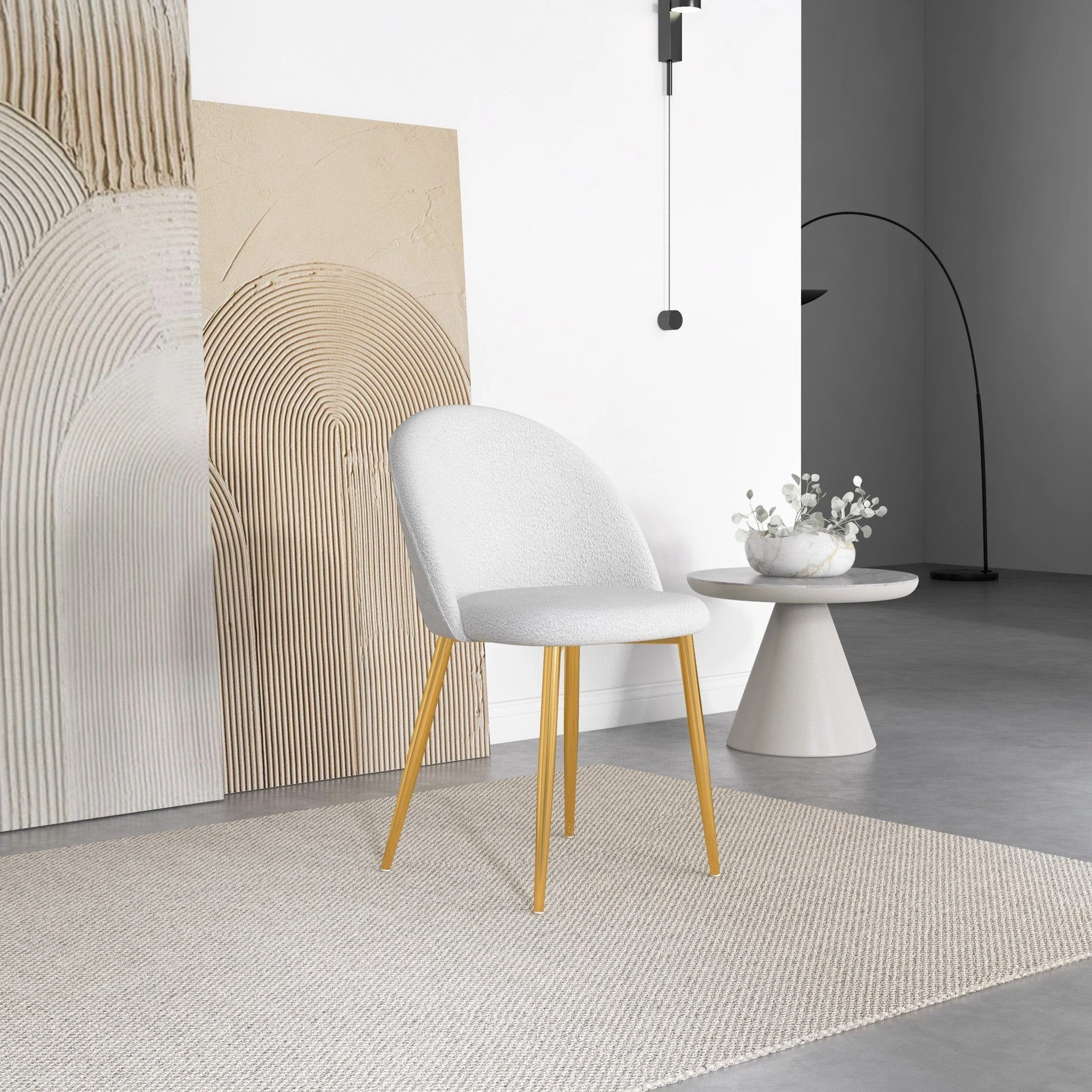 Marion - Dining Chair (Set of 2) - Gold / White - Image 12