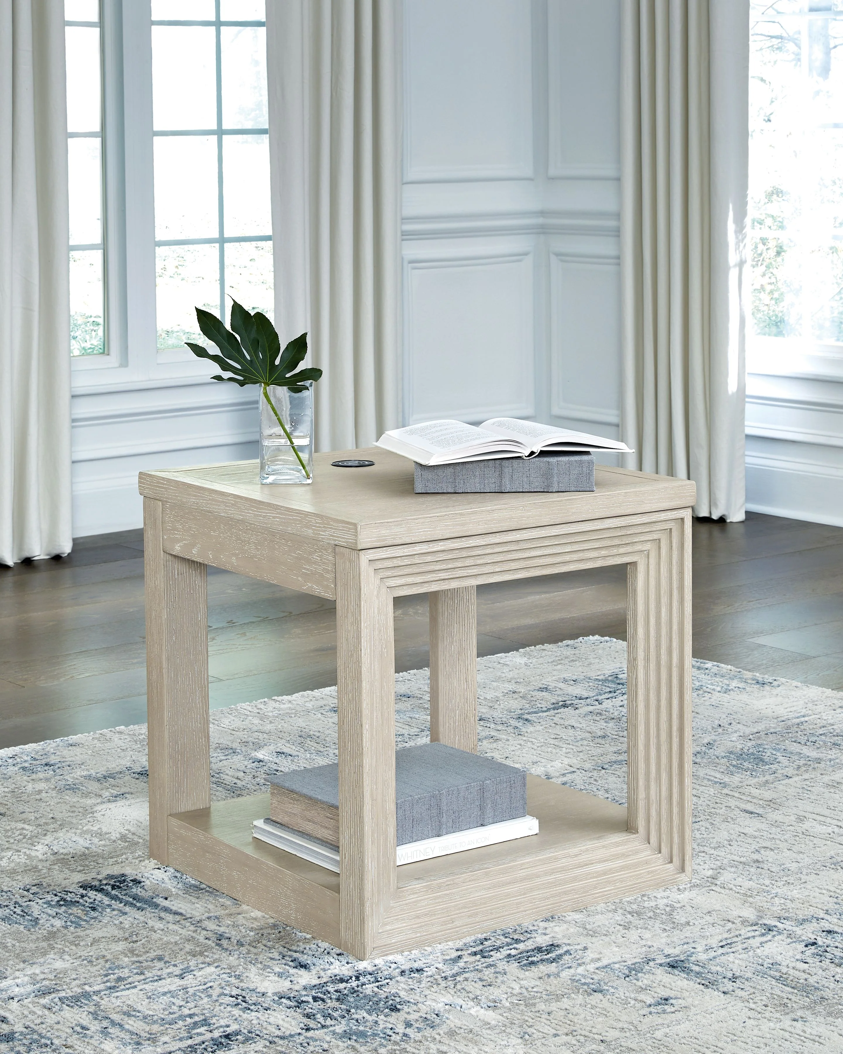 Marxhart - Square End Table - Bisque - Image 4