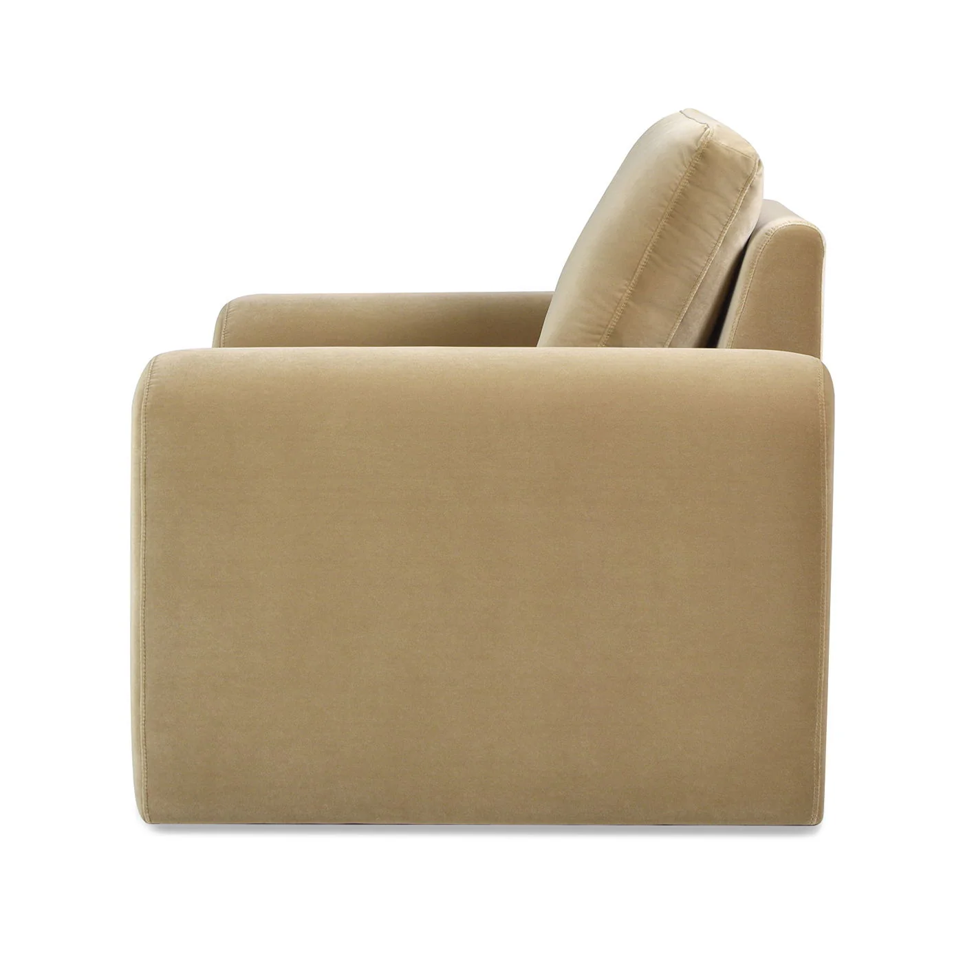 Mason - Arched Arm Chair - Camel Brown Beige - Image 2