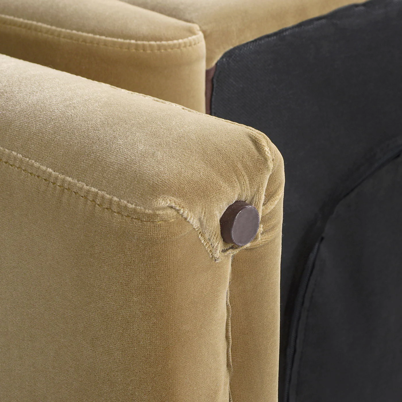 Mason - Arched Arm Chair - Camel Brown Beige - Image 4