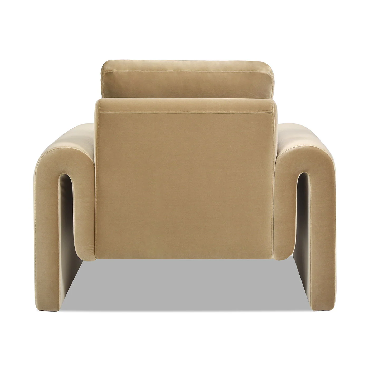 Mason - Arched Arm Chair - Camel Brown Beige - Image 7