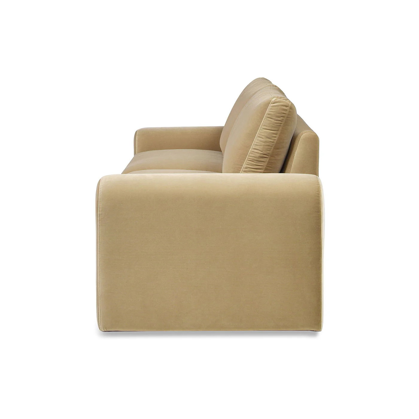 Mason - Arched Arm Sofa - Camel Brown Beige - Image 4