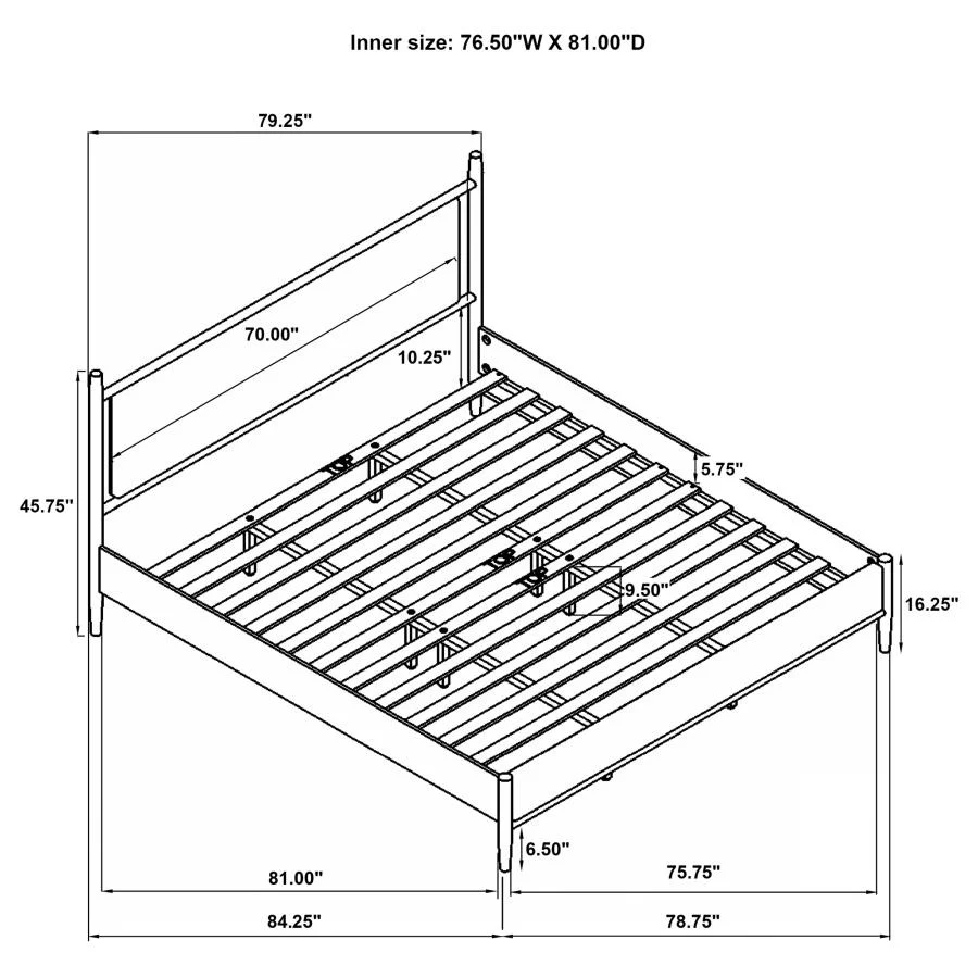 Mason - Panel Platform Bed - Image 37