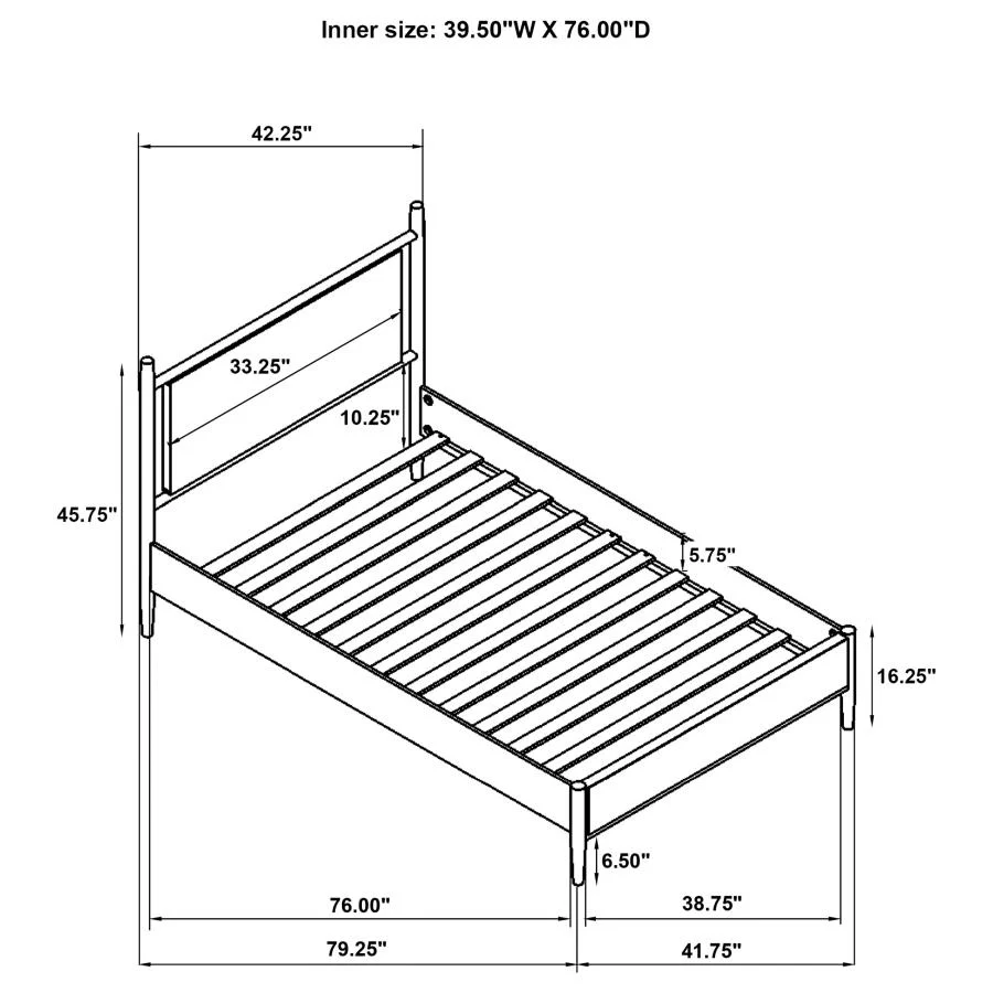 Mason - Panel Platform Bed - Image 38