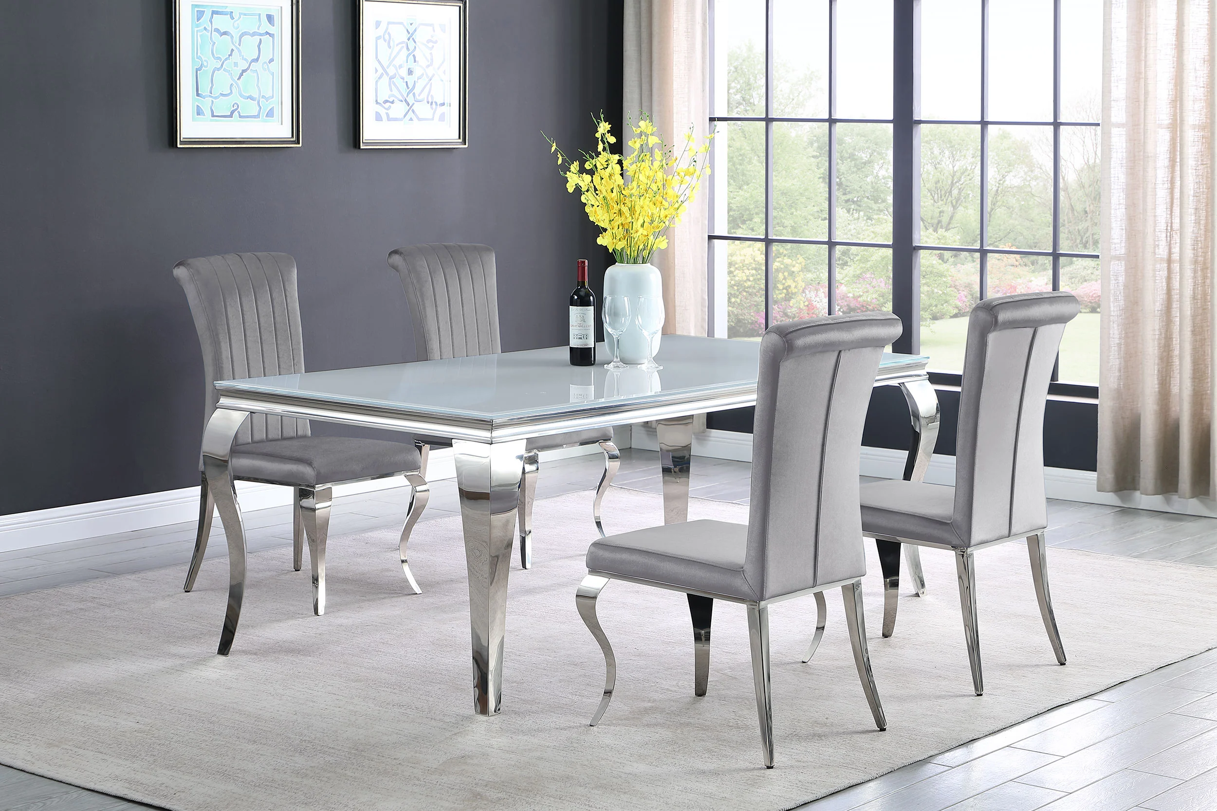 Matisse 5-piece Rectangular Dining Table Set L - Image 3