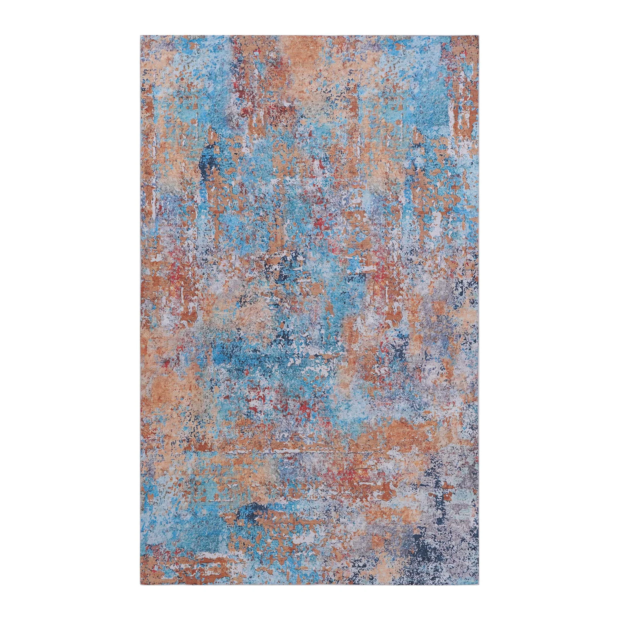 Maval - 6' X 9' Washable Area Rug - Multi - Image 9