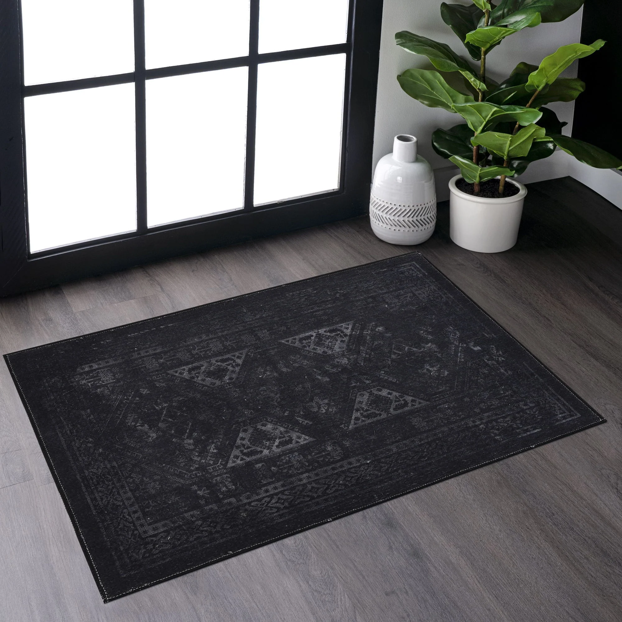 Maval - Trendy Area Rug, Washable - Image 2
