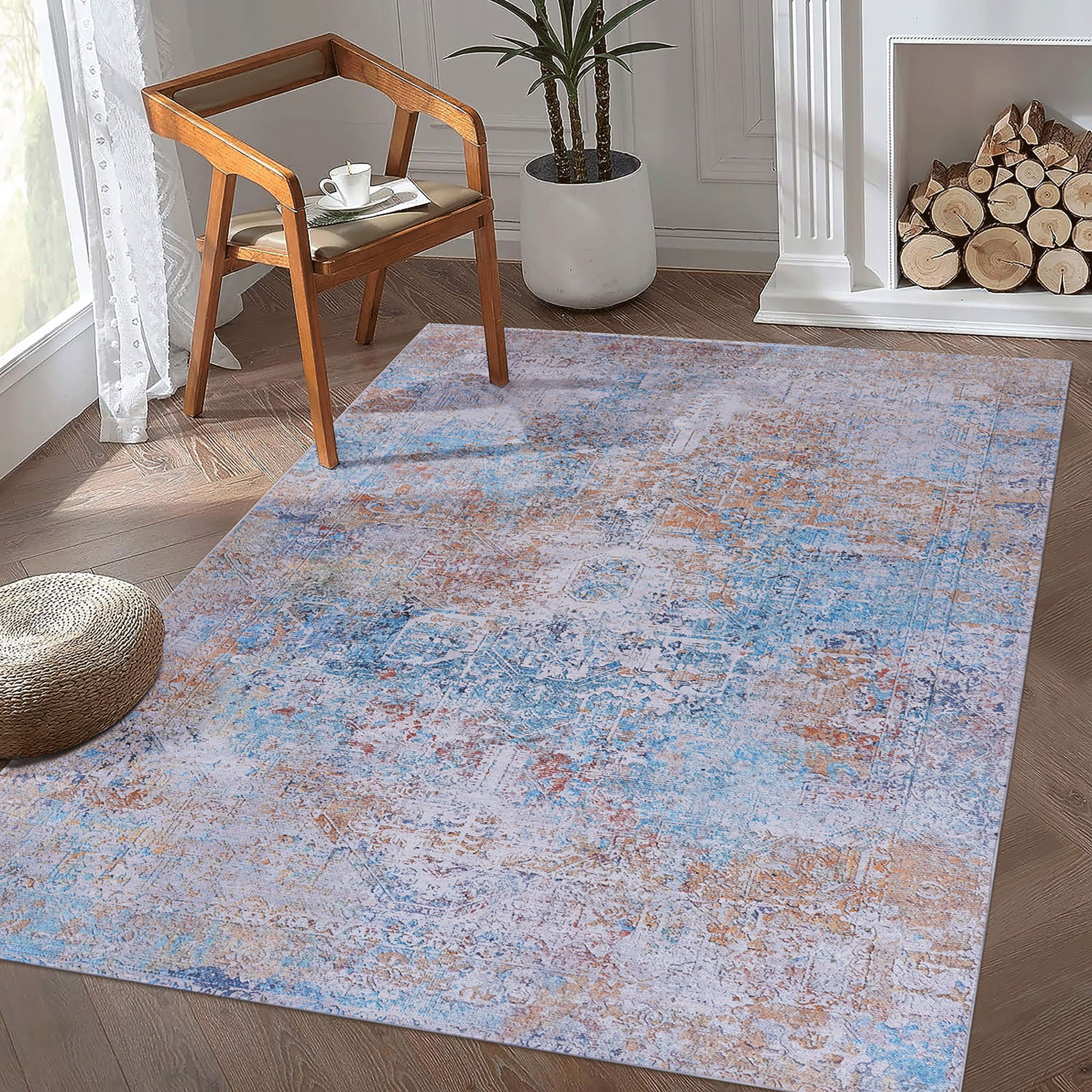 Maval - Unique Washable Area Rug - Image 2