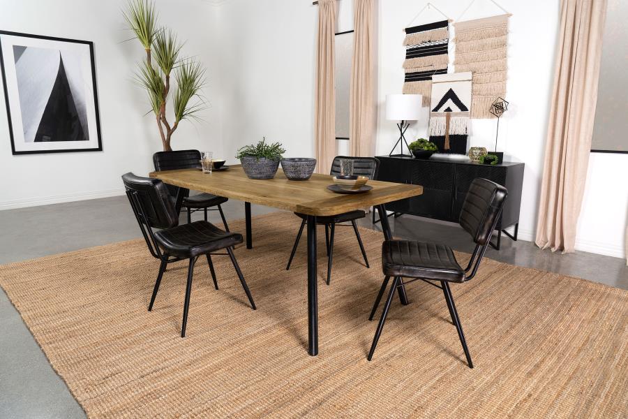 Maverick - Solid Wood Dining Table - Natural Mango - Image 10