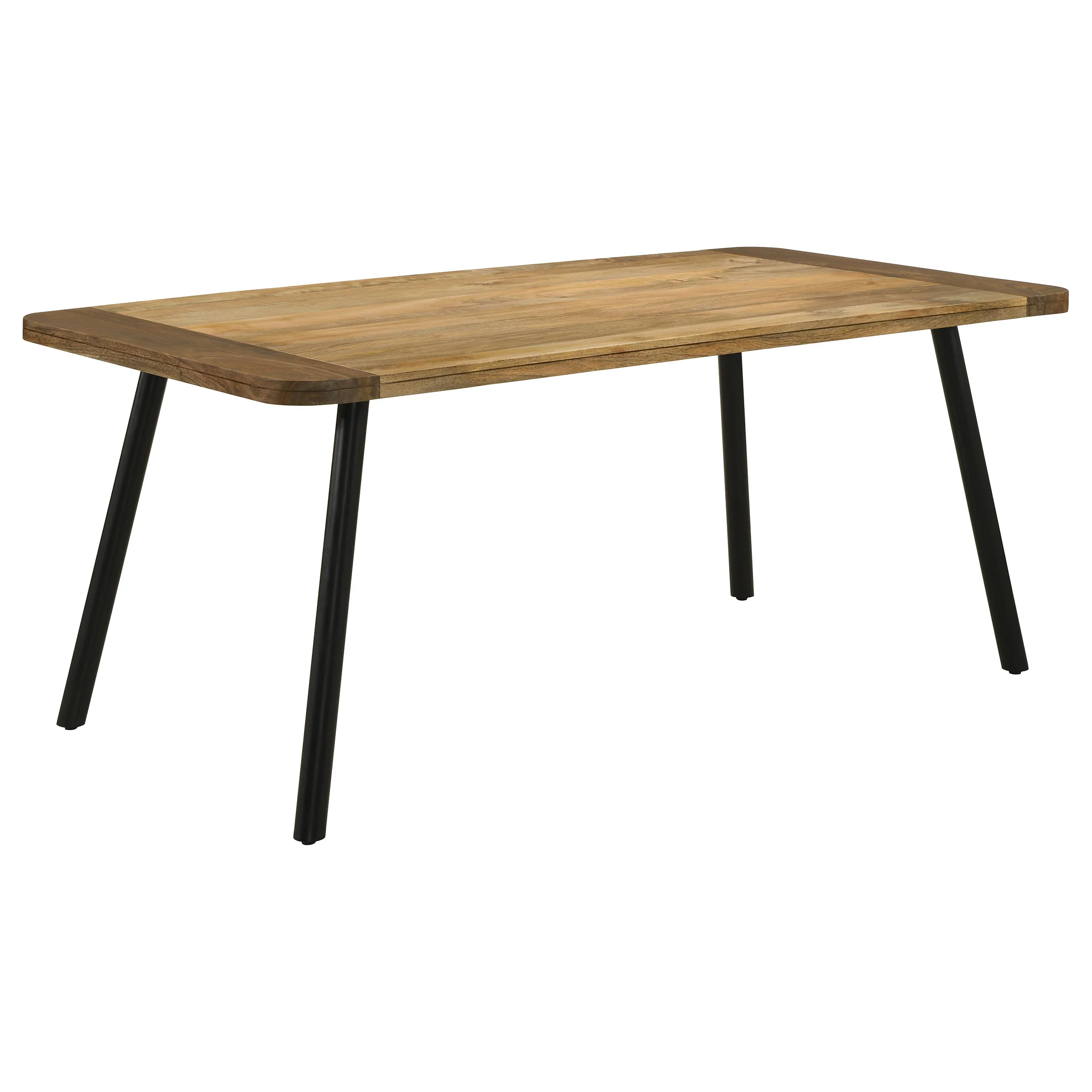 Maverick - Solid Wood Dining Table - Natural Mango - Image 11