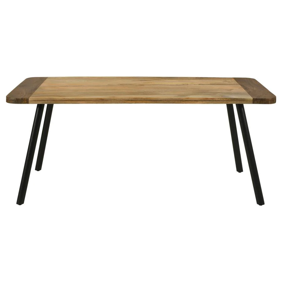 Maverick - Solid Wood Dining Table - Natural Mango - Image 3