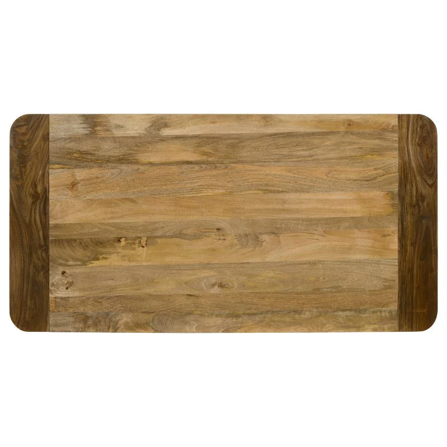 Maverick - Solid Wood Dining Table - Natural Mango - Image 5