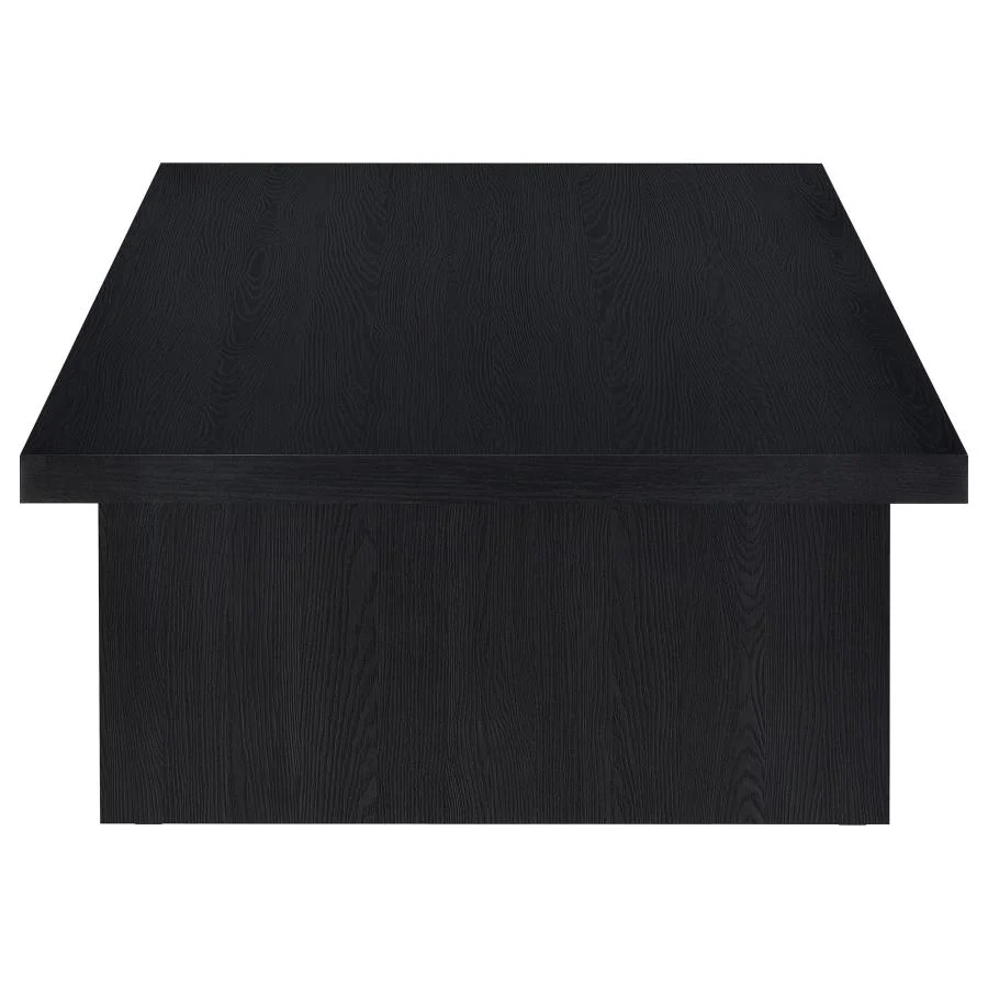 Max - Rectangular Engineered Laminate Coffee Table - Black - Image 5