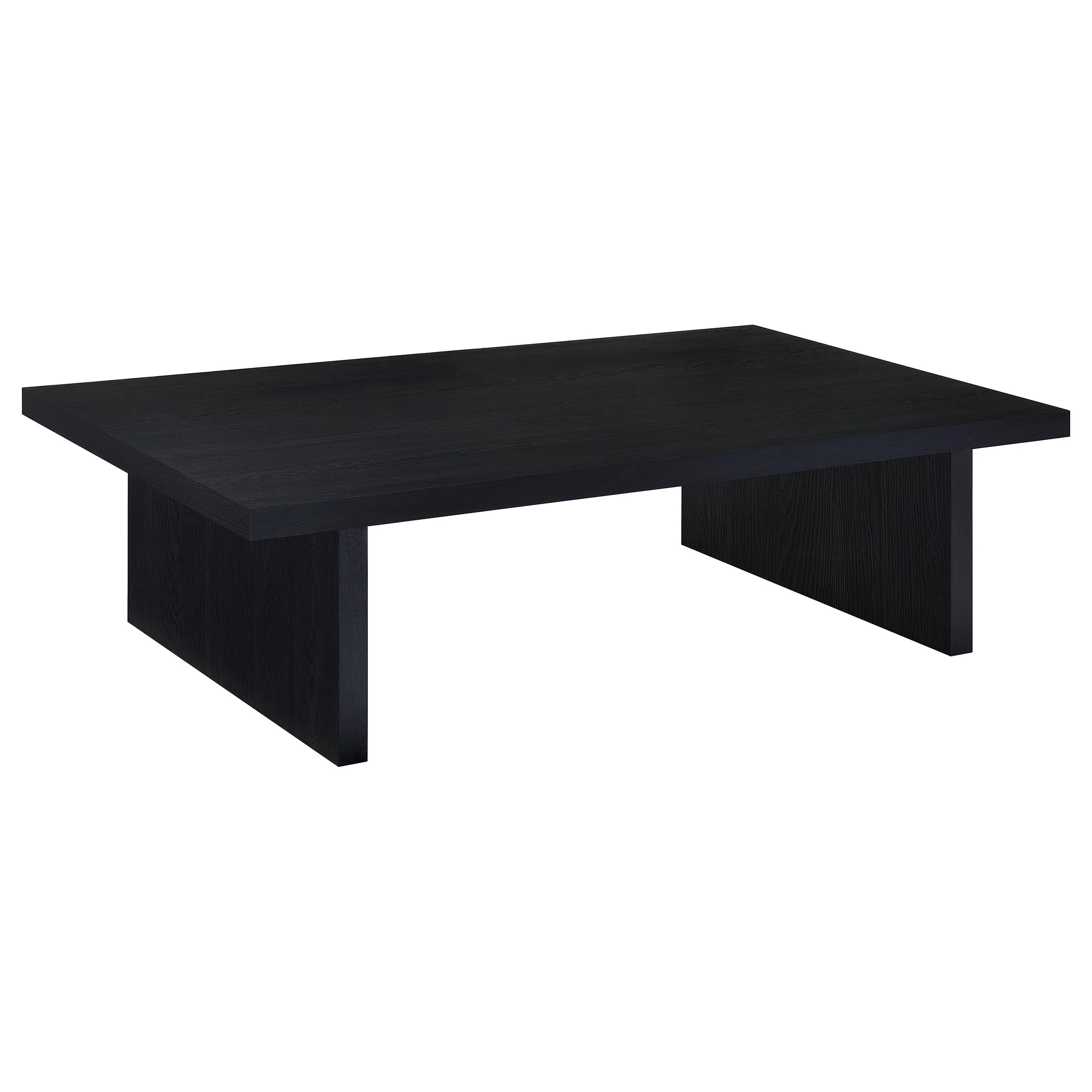 Max - Rectangular Engineered Laminate Coffee Table - Black - Image 9
