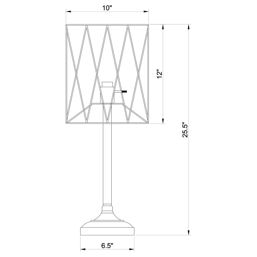 Mayfield 26-inch Open Frame Torch Table Lamp Black - Image 2