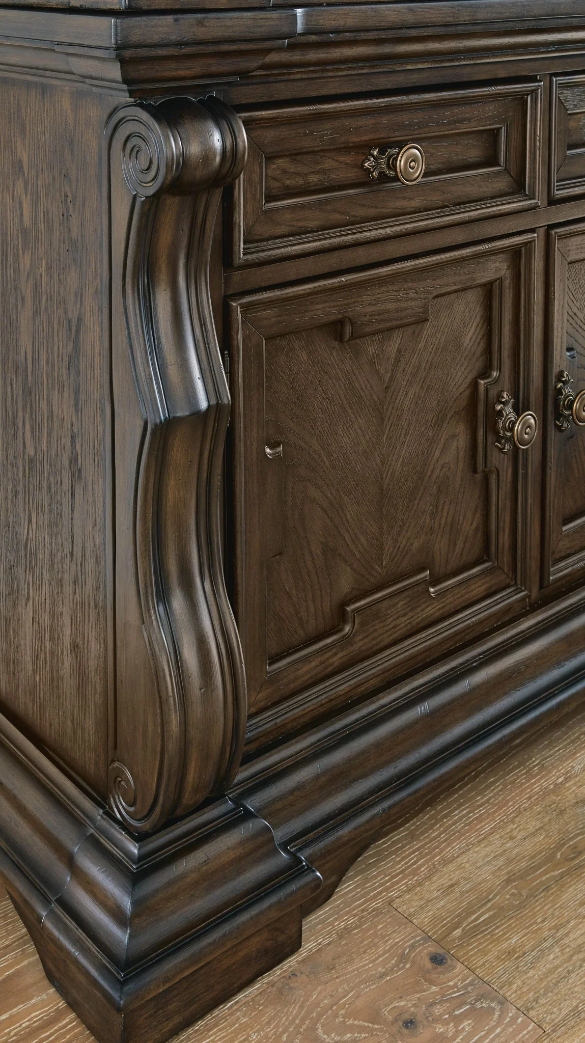 Maylee - Dining Room Buffet - Dark Brown - Image 4