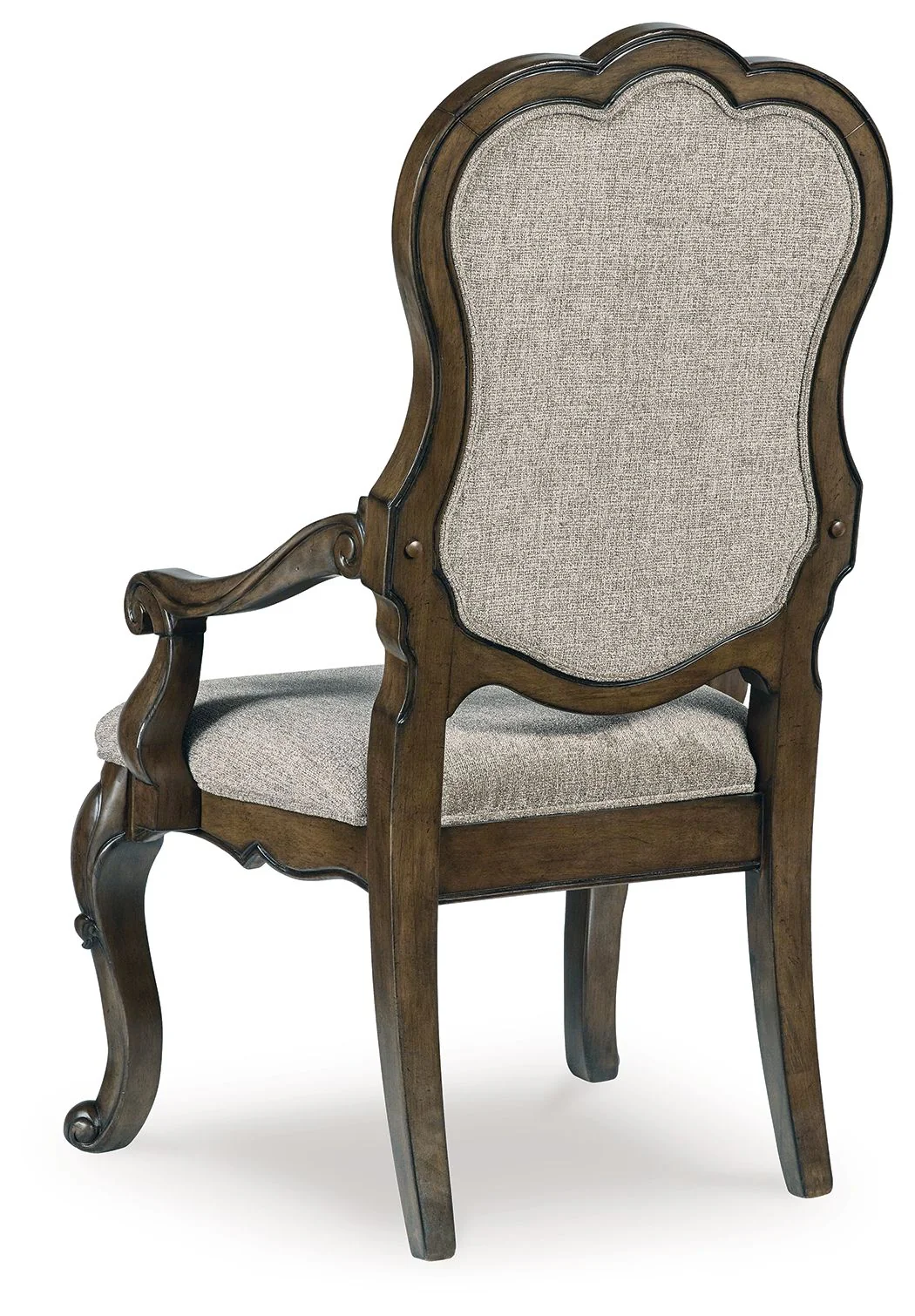 Maylee - Dining Upholstered Arm Chair (Set of 2) - Dark Brown - Image 3
