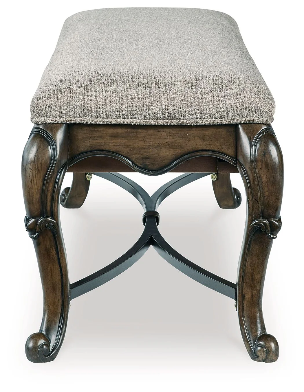 Maylee - Upholstered Storage Bench - Dark Brown - Image 5