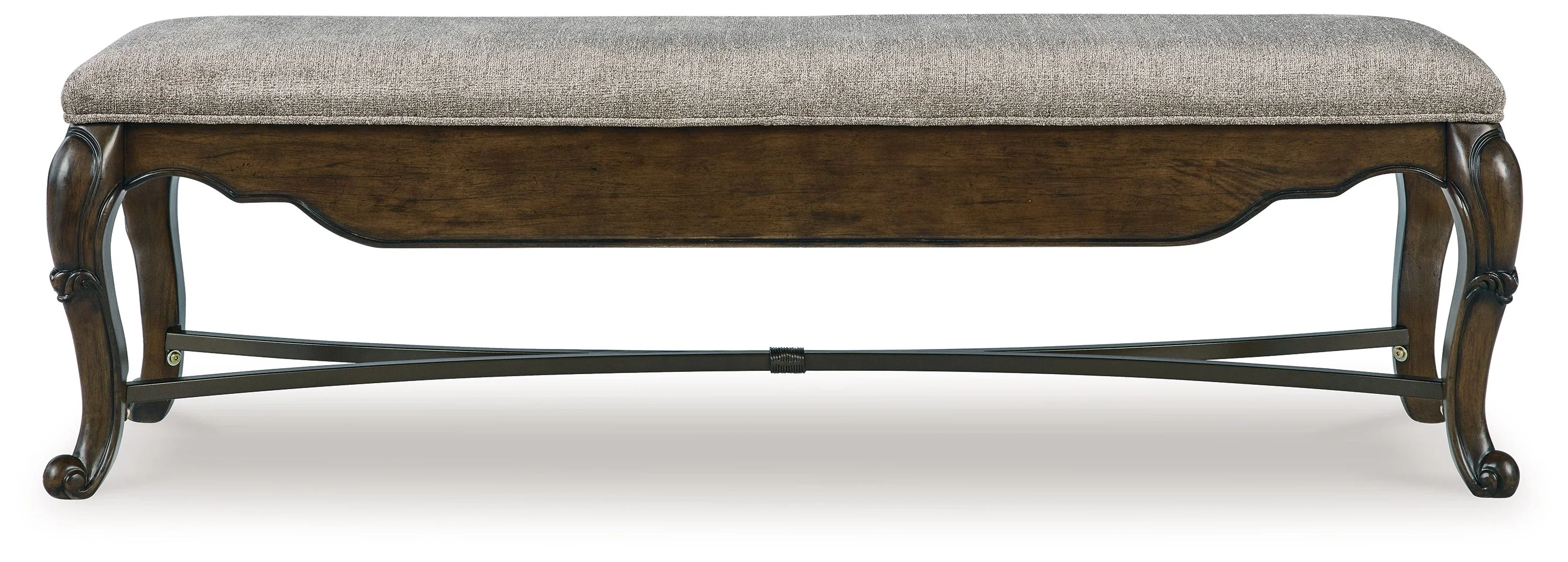 Maylee - Upholstered Storage Bench - Dark Brown - Image 7