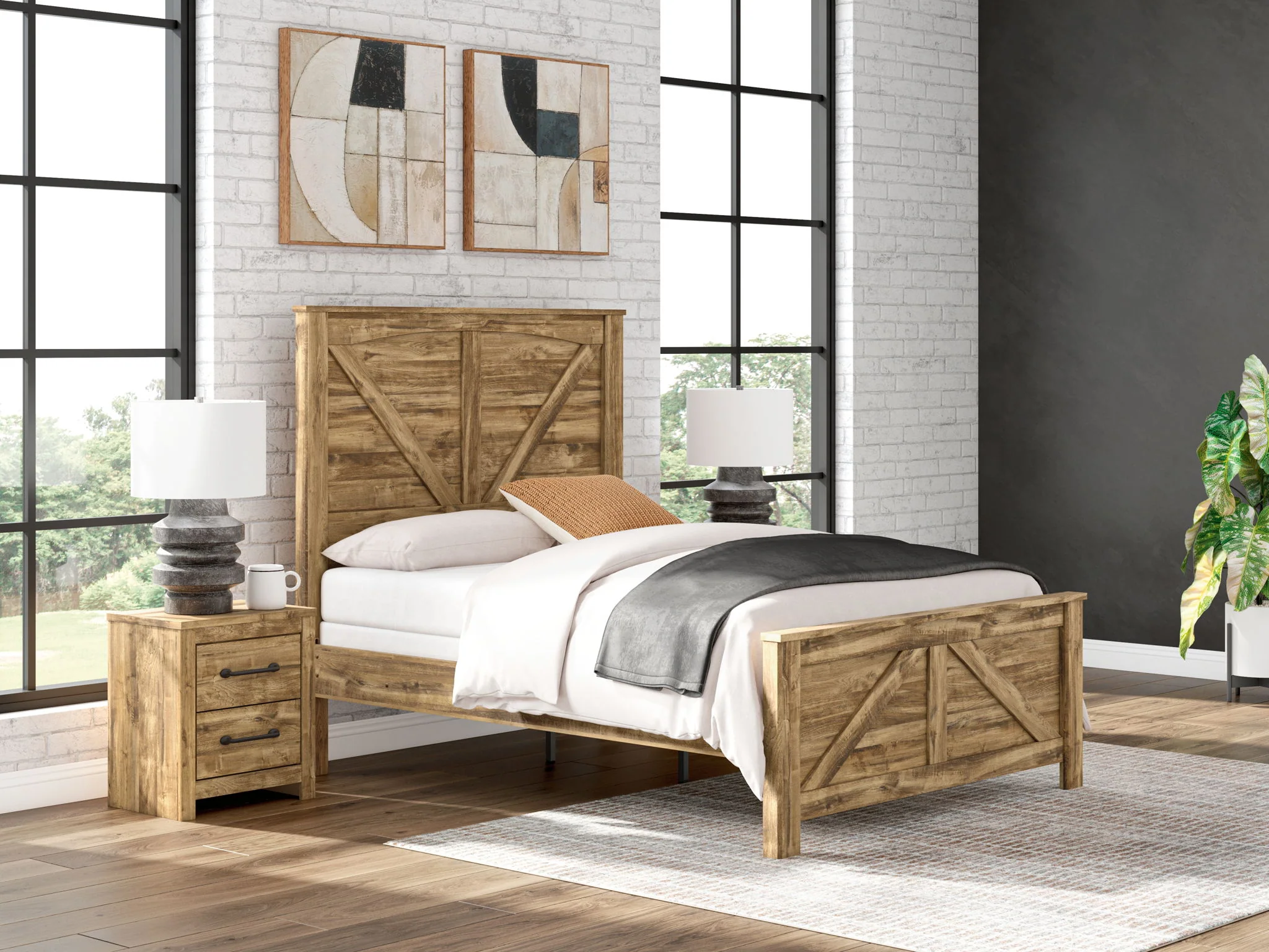 Maystonna - Crossbuck Panel Bed - Image 4