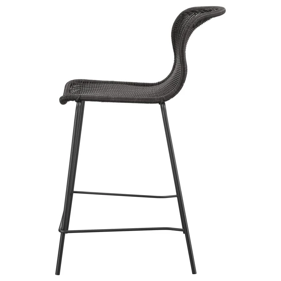 Mckinley - Faux Rattan Metal Chair (Set of 2) - Image 11