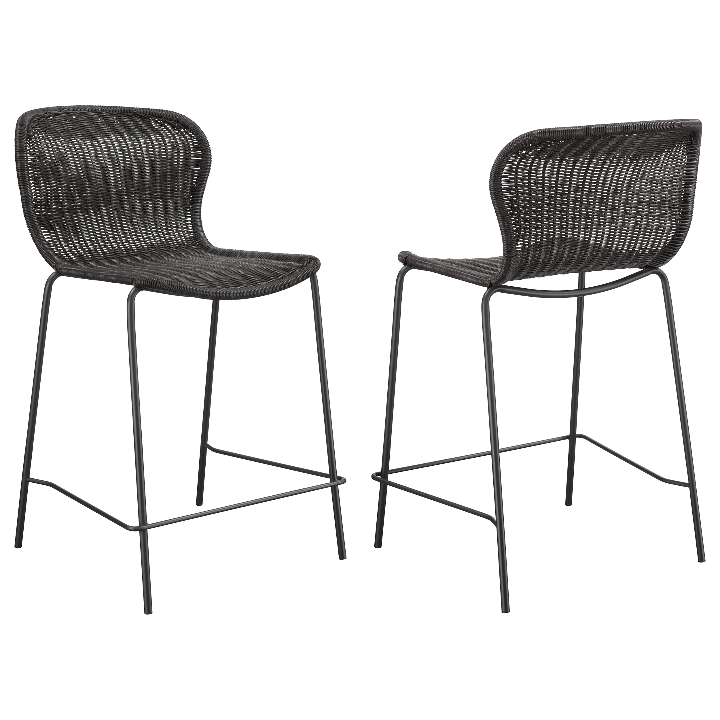 Mckinley - Faux Rattan Metal Chair (Set of 2) - Image 25