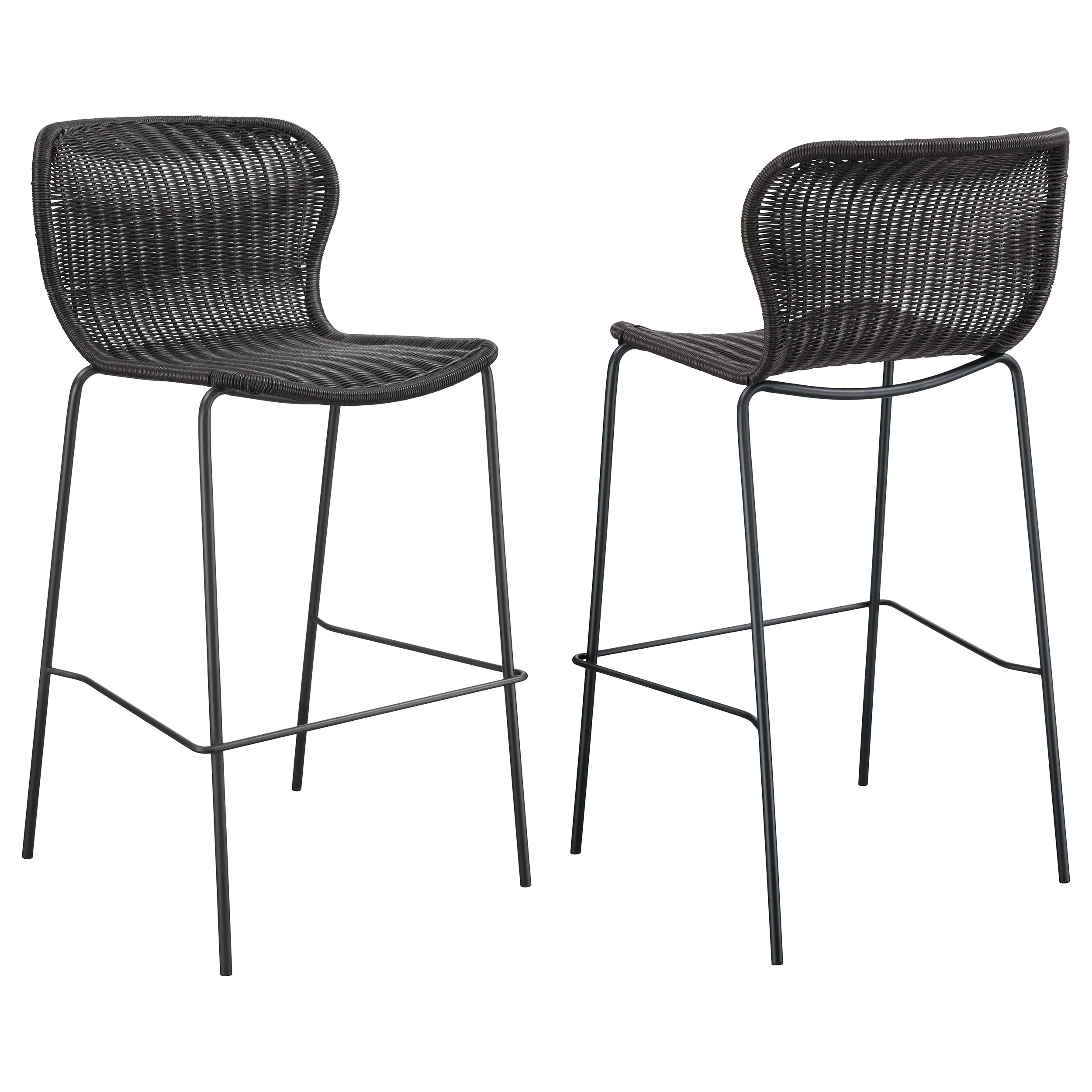 Mckinley - Faux Rattan Metal Chair (Set of 2) - Image 26