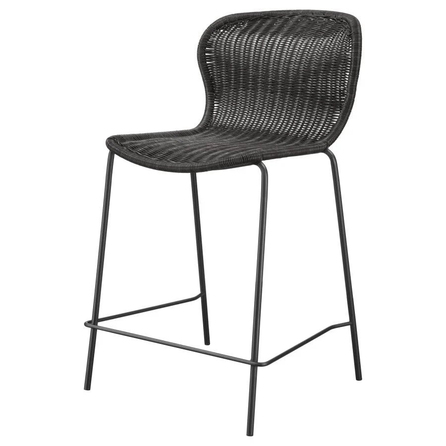 Mckinley - Faux Rattan Metal Chair (Set of 2) - Image 9