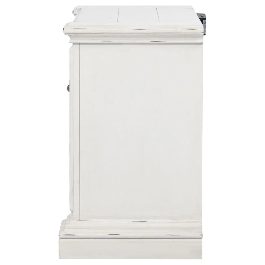 Mckinney - 2-Drawer Nightstand With Dual USB - Vintage White - Image 5