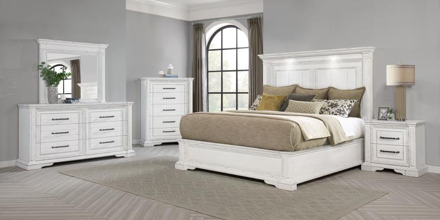Mckinney - 5-Drawer Bedroom Chest Of Drawers - Vintage White - Image 13