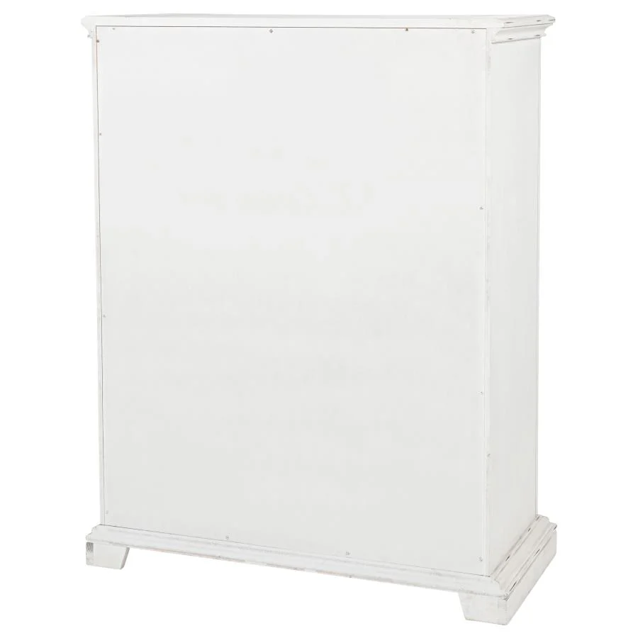 Mckinney - 5-Drawer Bedroom Chest Of Drawers - Vintage White - Image 8