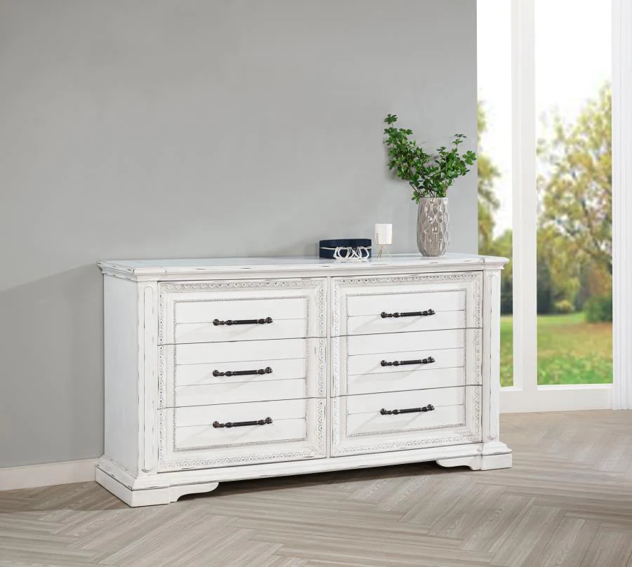Mckinney - 6-Drawer Bedroom Dresser Cabinet - Image 3