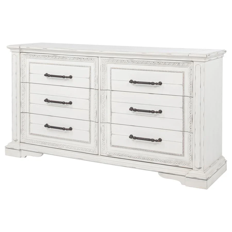 Mckinney - 6-Drawer Bedroom Dresser Cabinet - Image 7