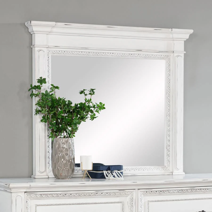 Mckinney - Dresser Mirror - Vintage White - Image 2