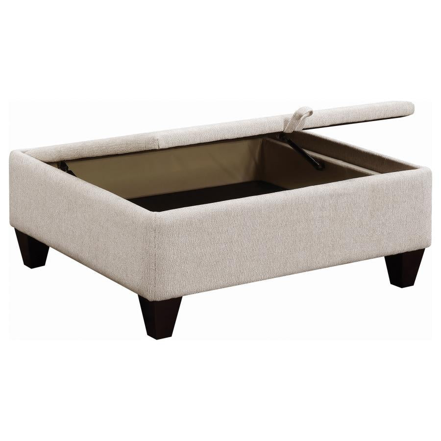 Mcloughlin - Upholstered Sloped Arm Sectional Sofa - Platinum - Image 9