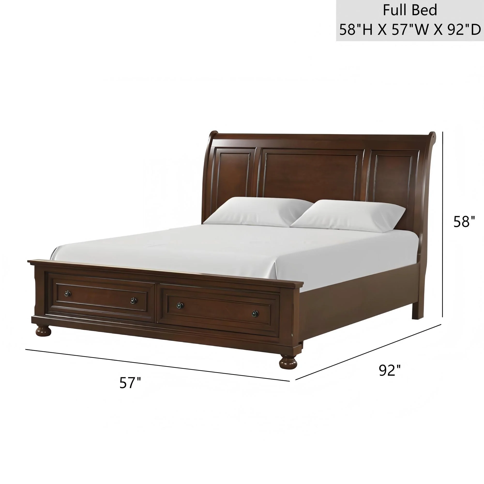 Meade - Sleigh Bed - Image 5