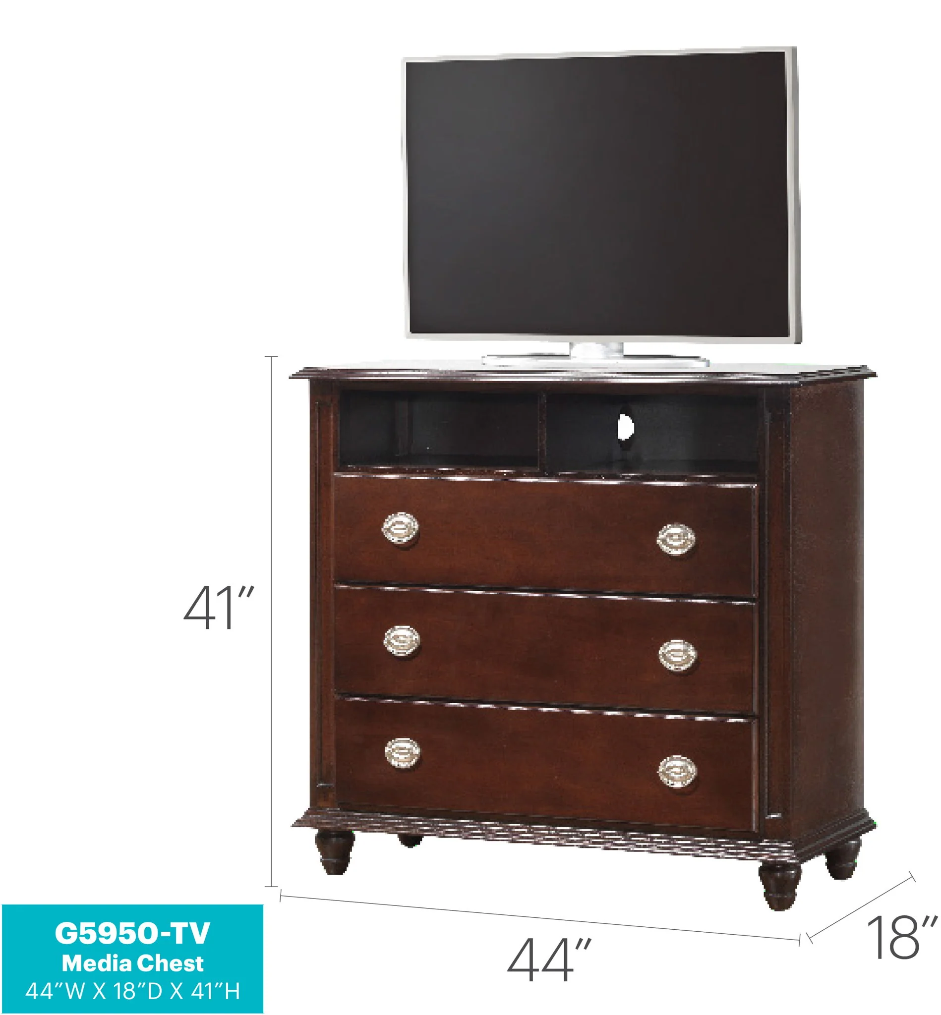 Media Storage Chest - Cappuccino - Image 5