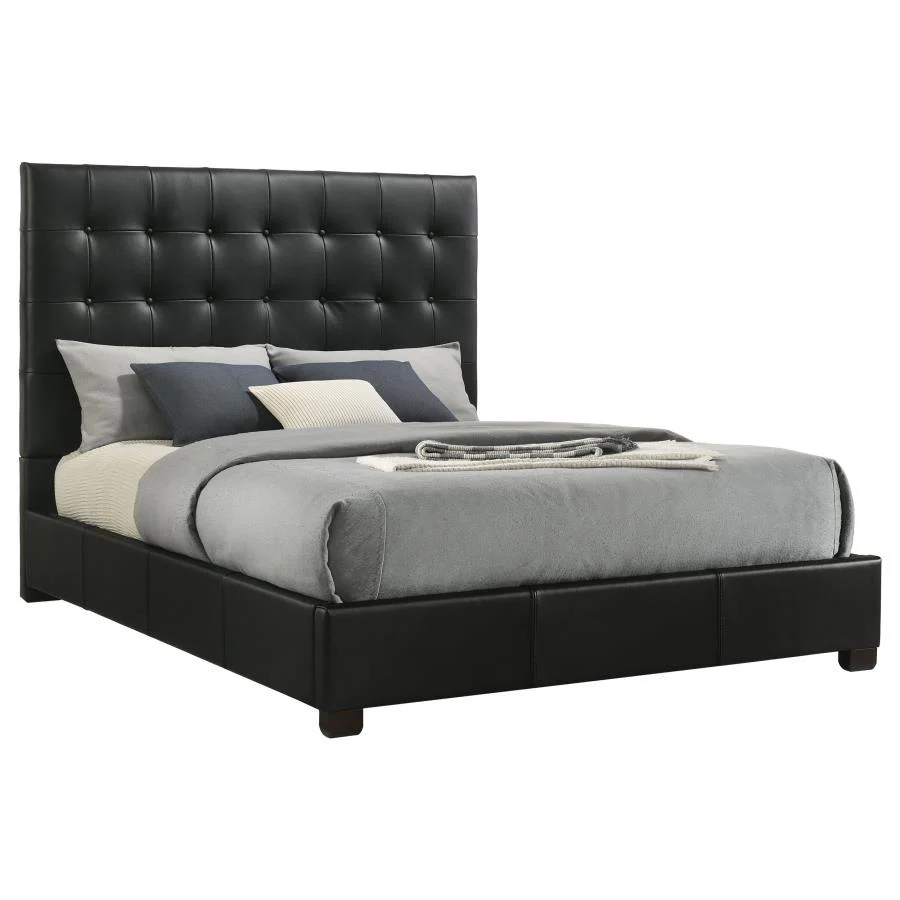 Medley - Genuine Leather Platform Bed - Image 10