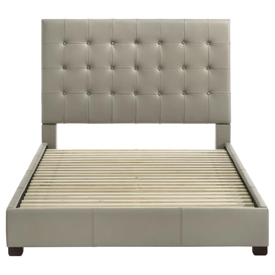 Medley - Genuine Leather Platform Bed - Image 15