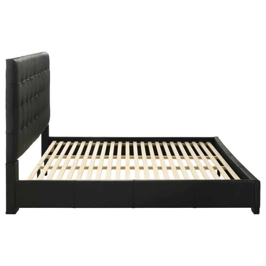 Medley - Genuine Leather Platform Bed - Image 21