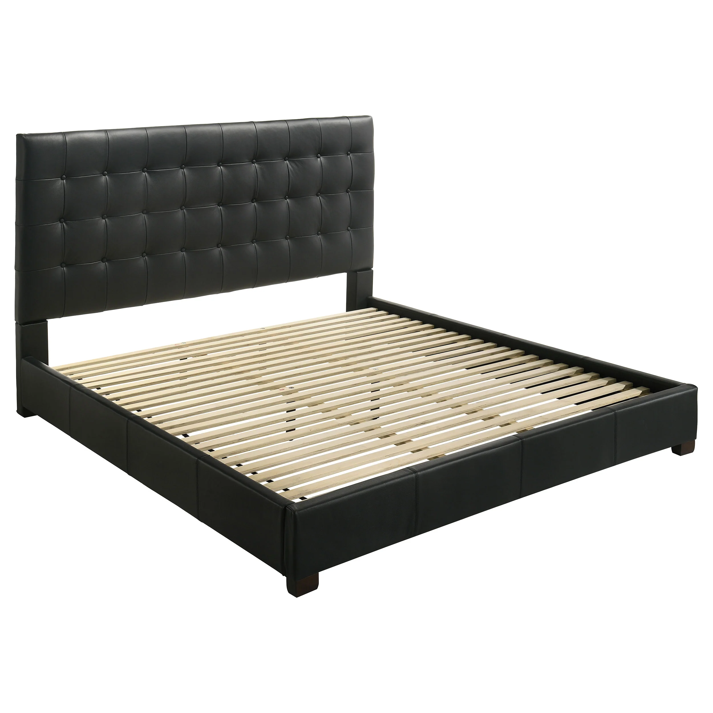 Medley - Genuine Leather Platform Bed - Image 37