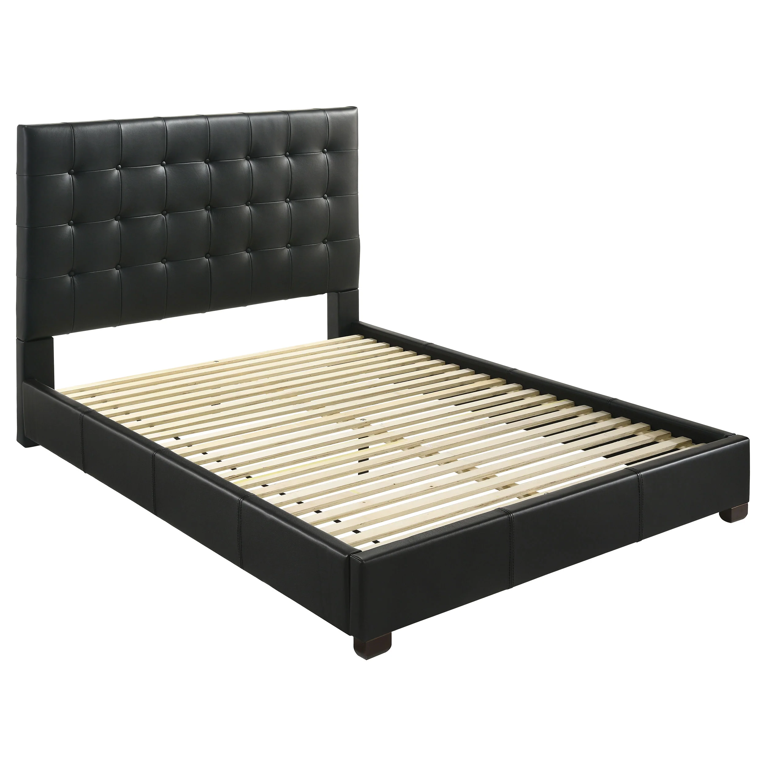Medley - Genuine Leather Platform Bed - Image 38