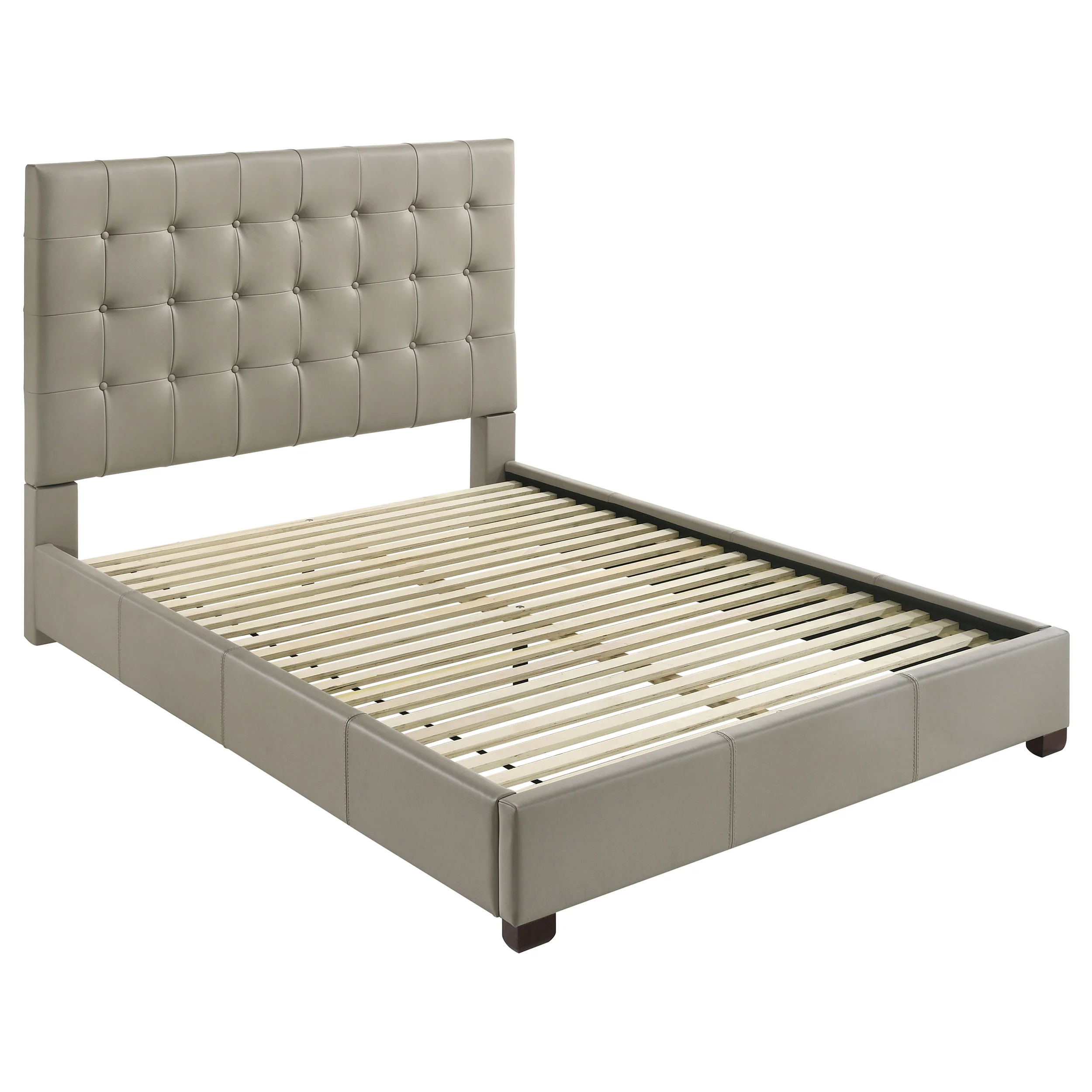 Medley - Genuine Leather Platform Bed - Image 39