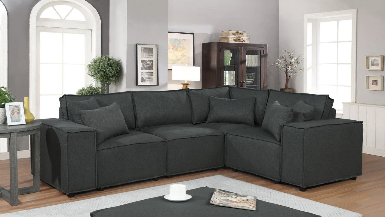 Melrose - Modular Sectional Sofa With Ottoman - Image 6